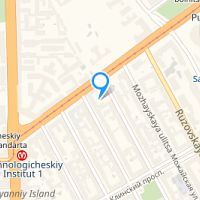 View map: St.Petersburg, hostel "BilliBons", Zagorodnyj prospekt 62