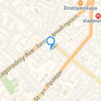 View map: St.Petersburg, hostel "#KVARTIRA HOSTEL", Razezzhaya 3