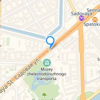 View map: St.Petersburg, hostel "The Champions Hostel", Sadovaya 48